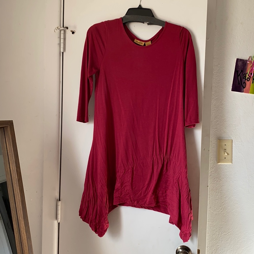 Maroon wrangler dress